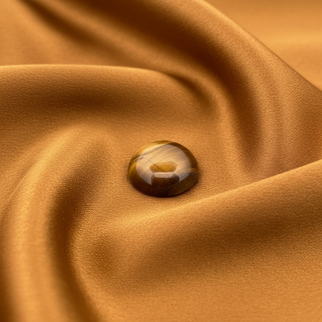 Tigers Eye Cabocheon, 6mm, 13.18ct, Australian