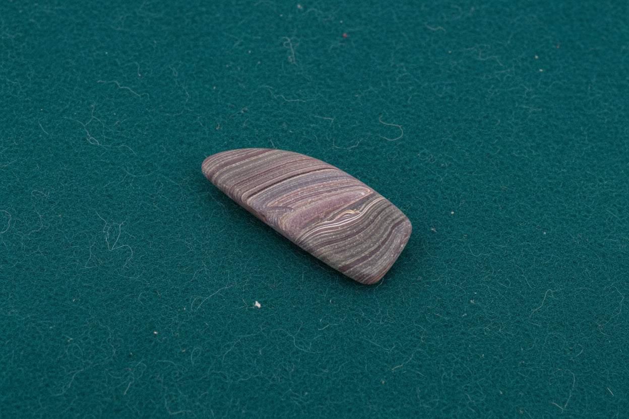 Corvettite Free From, 9.73ct, 33x14x5mm "Fordite" Bowling Green, KY, USA