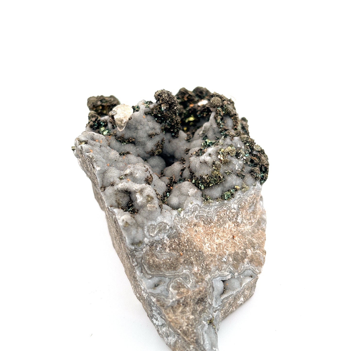 Marcasite on Druze Specimen, MO, USA 186.8gr
