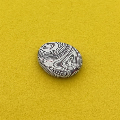 KC F-150 Plant Fordite 1960-1970 Free Form Cabocheon, 27x22x5mm, 13.68ct