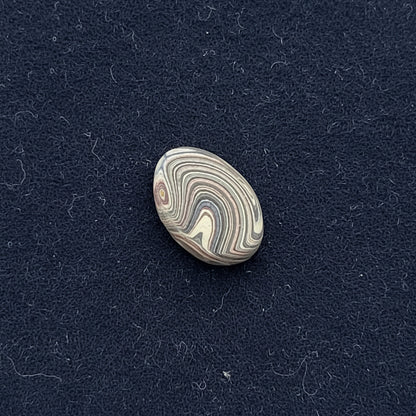 KC F-150 Plant Fordite 1960-1970 Free Form Cabocheon, 23x13x4mm, 5.95ct