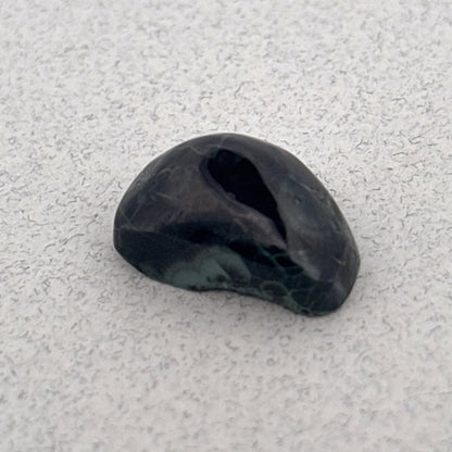 Free Form Michigan Greenstone Cabochon, 8.12ct 15x10x7mm