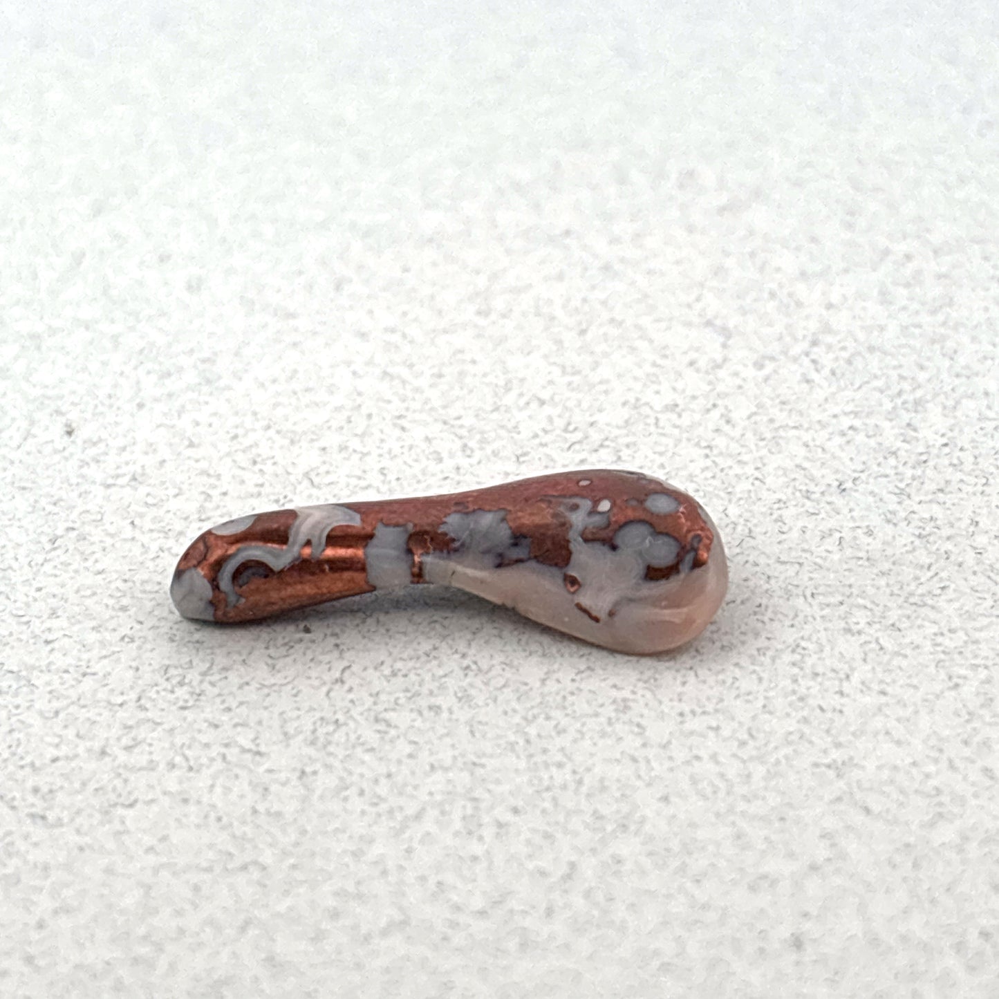 Polished Copper Replacement Agate, 12.1ct 23x12x4mm