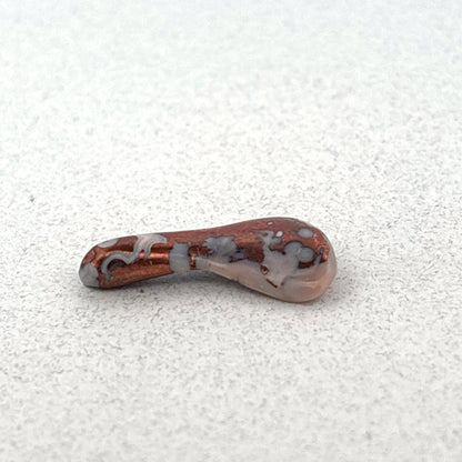 Polished Copper Replacement Agate, 12.1ct 23x12x4mm
