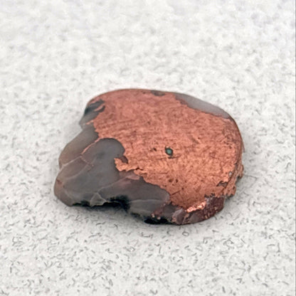 Polished Copper Replacement Agate, Northern MI, USA, 5.87ct 13x12x2mm