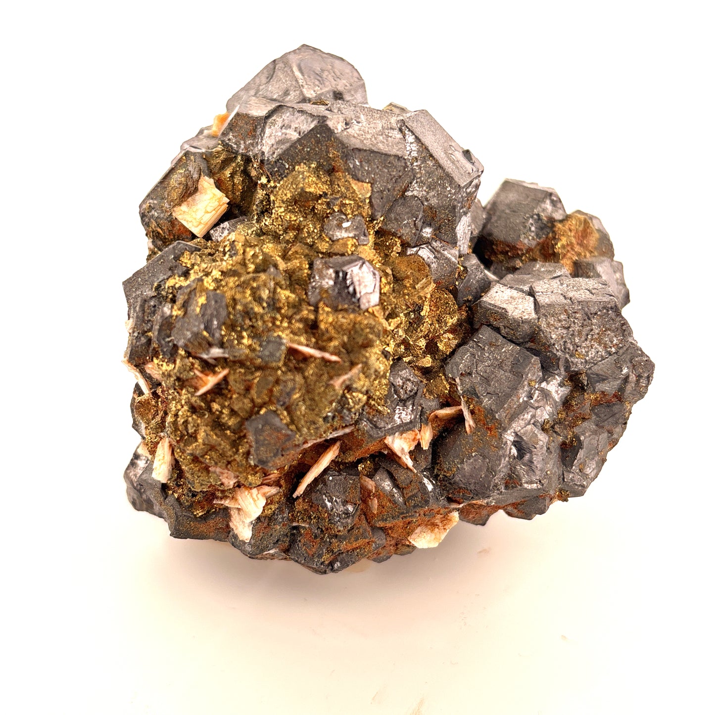Pyrite, Galena, & Calcite from Peru 646.9gr