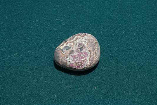 Cadilite, Cadilac Ranch "Fordite" Free From Cabocheon, Amarillo, Texas, 13.56ct 31x27x3mm