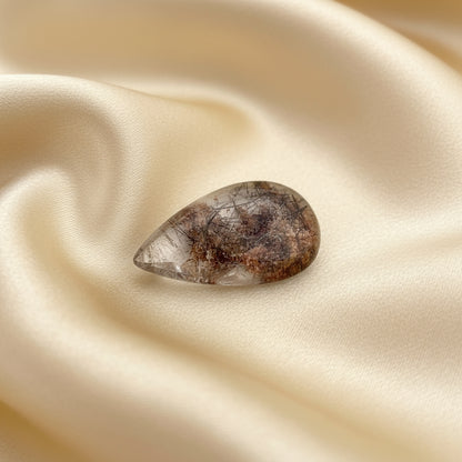 Lodalite Cabocheon, 47.3ct, Pear Shape, 33x20mm, Brazil