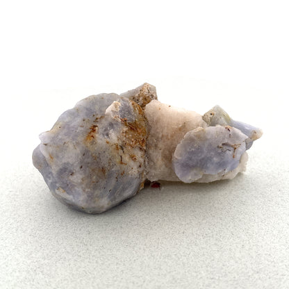 Fluorescent Hackmanite on Quartz, Pakistan, 100.09gr