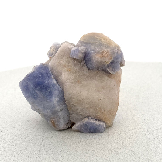 Fluorescent Hackmanite on Quartz, Pakistan, 84.55gr