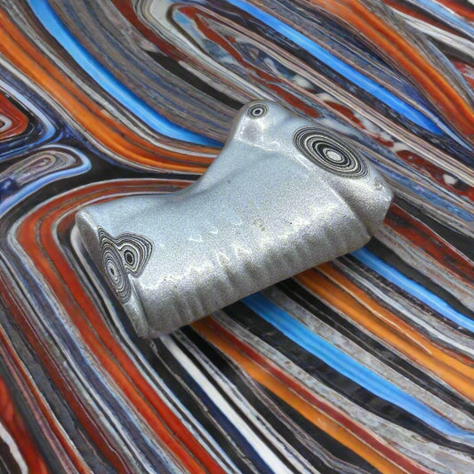 Historical Fordite Cutting Rough, Michigan, 43.6gr