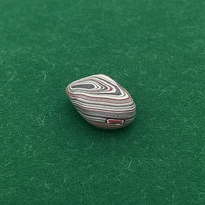 KC F-150 Plant Fordite 1960-1970 Free Form Cabocheon, 19x14x5mm, 7.13ct