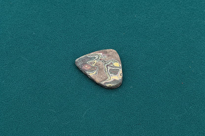 Cadilite, Cadilac Ranch "Fordite" Free From Cabocheon, Amarillo, Texas, 6.26ct 26x23x3mm