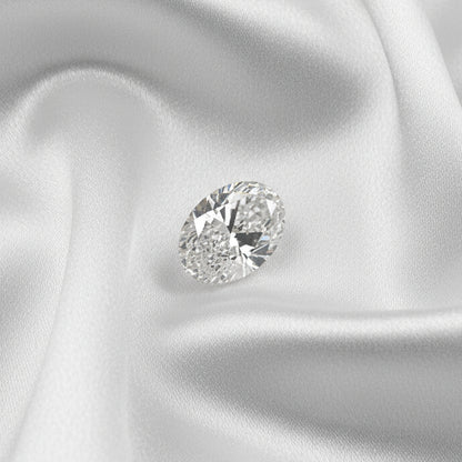 Certfied Lab Grown Diamond, 3.01ct, F, SI1, Oval