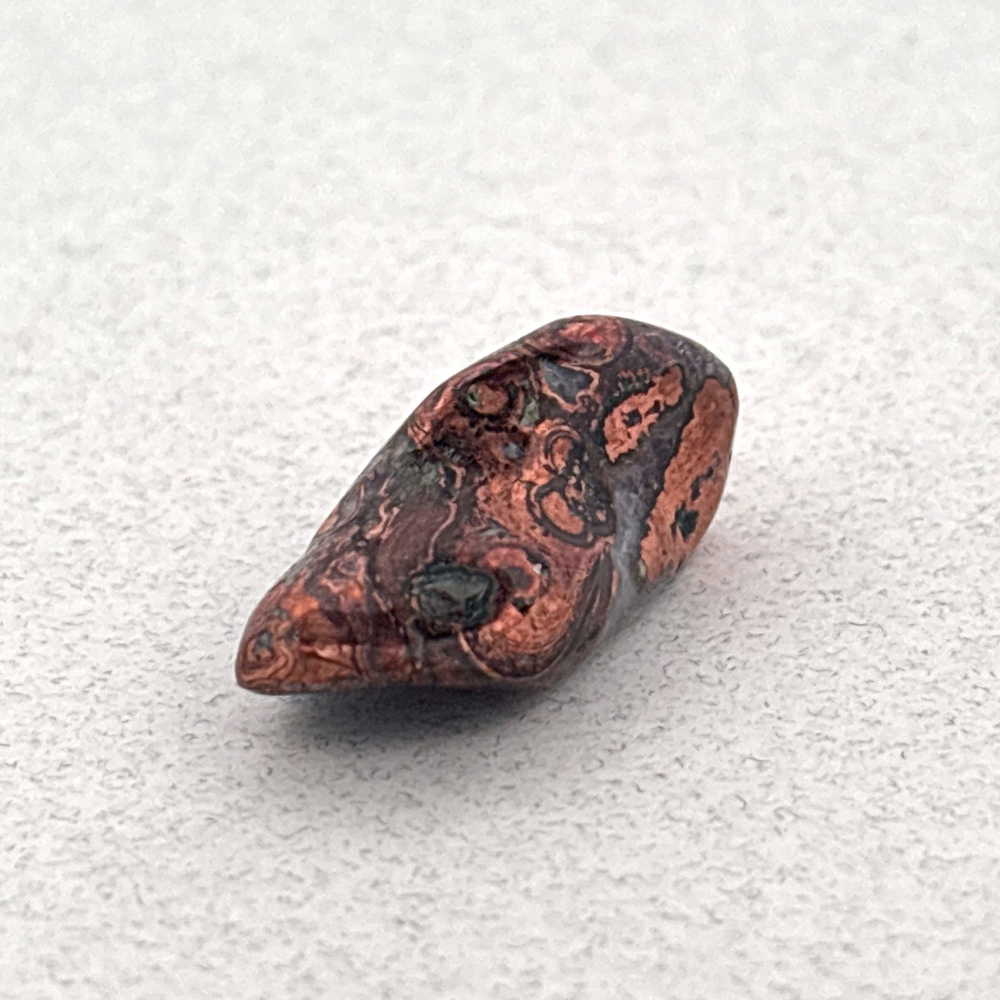 Polished Free From Copper Replacement Agate, 20.85ct 24x10x8mm
