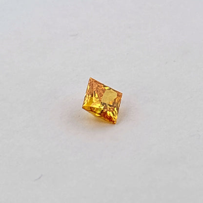 Certified Lab Grown Diamond, 1.58ct, Vivid Orange, SI1, Princess Cut