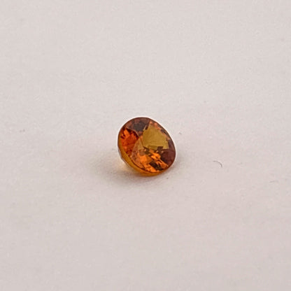Natural Orange Sapphire, 1.88ct, 8.15x7.3x4.26mm, Africa
