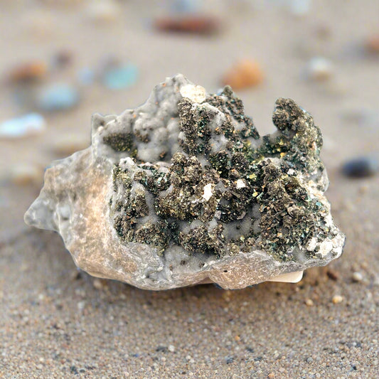 Marcasite on Druze Specimen, MO, USA 186.8gr