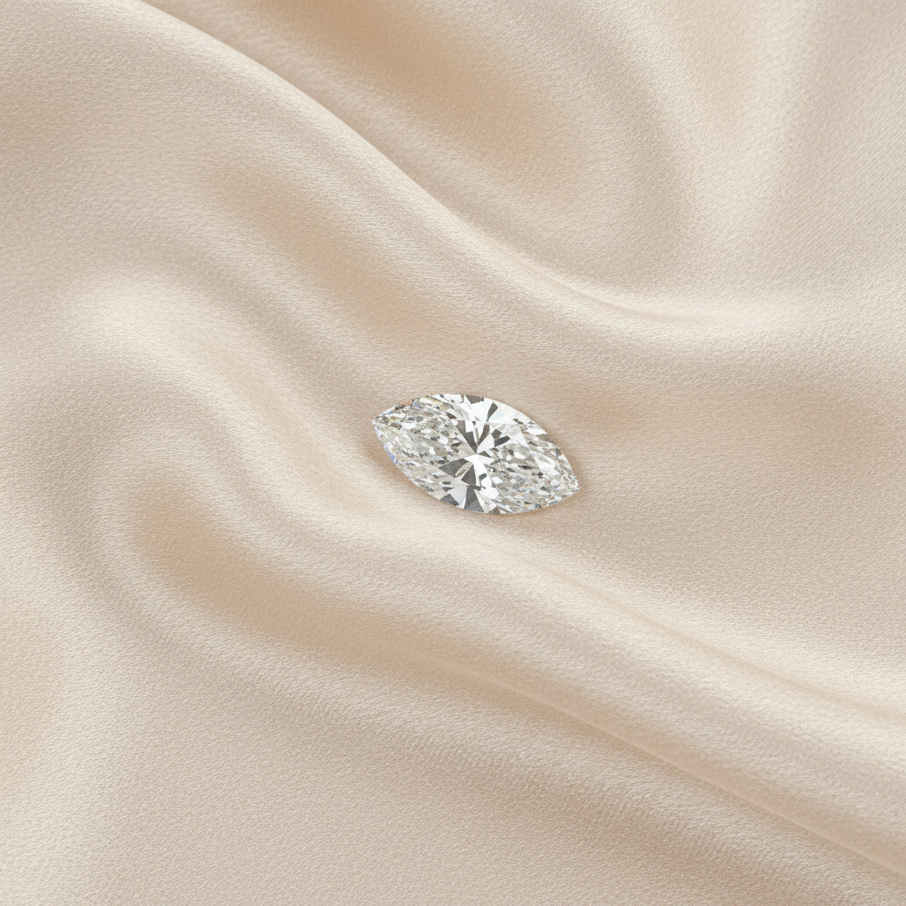 Certified Lab Grown Diamond, Marquise Brilliant, 5.04ct, G, SI1