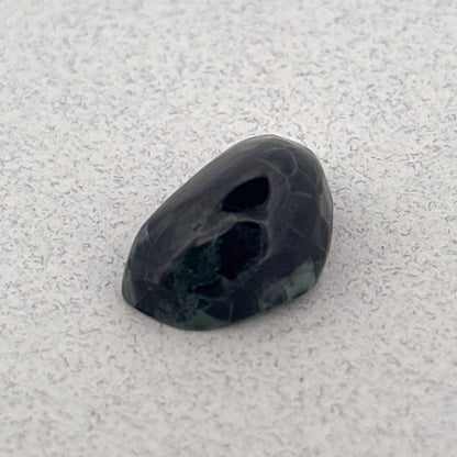 Free Form Michigan Greenstone Cabochon, 8.12ct 15x10x7mm