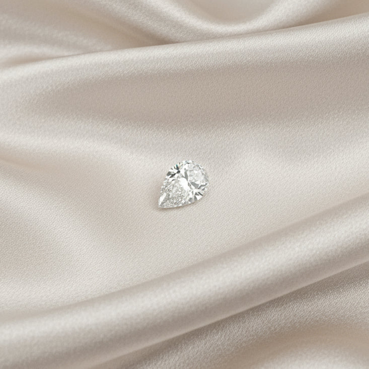 Certified Lab Grown Diamond, 1.04ct, F, VS2, Pear Shape