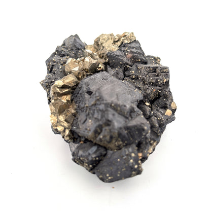 Sphalerite & Pyrite cluster, Lima, Peru, 347.1gr, 10x7x3cm