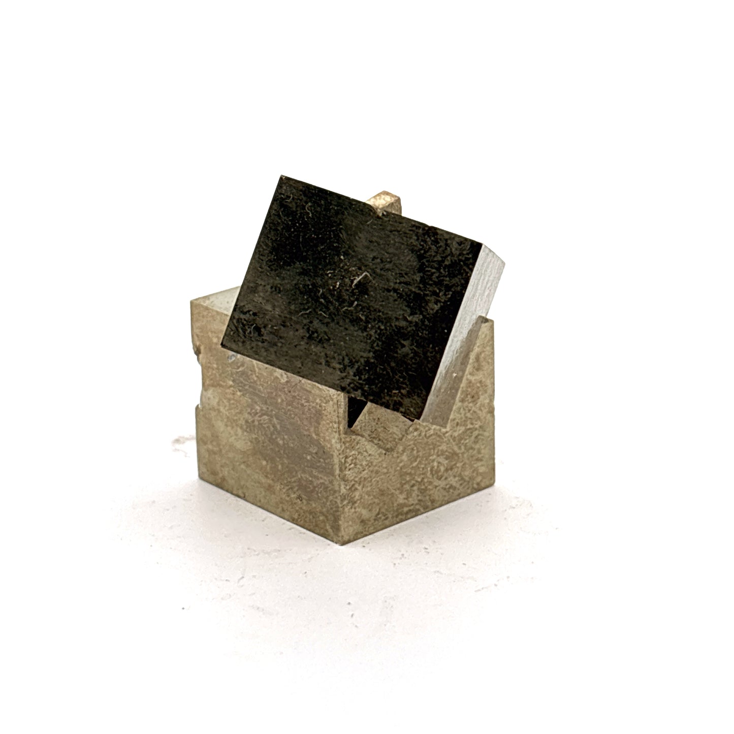 Pyrite Cube Cluster, Spain, 34.78gr, 2.5x2.5x3cm