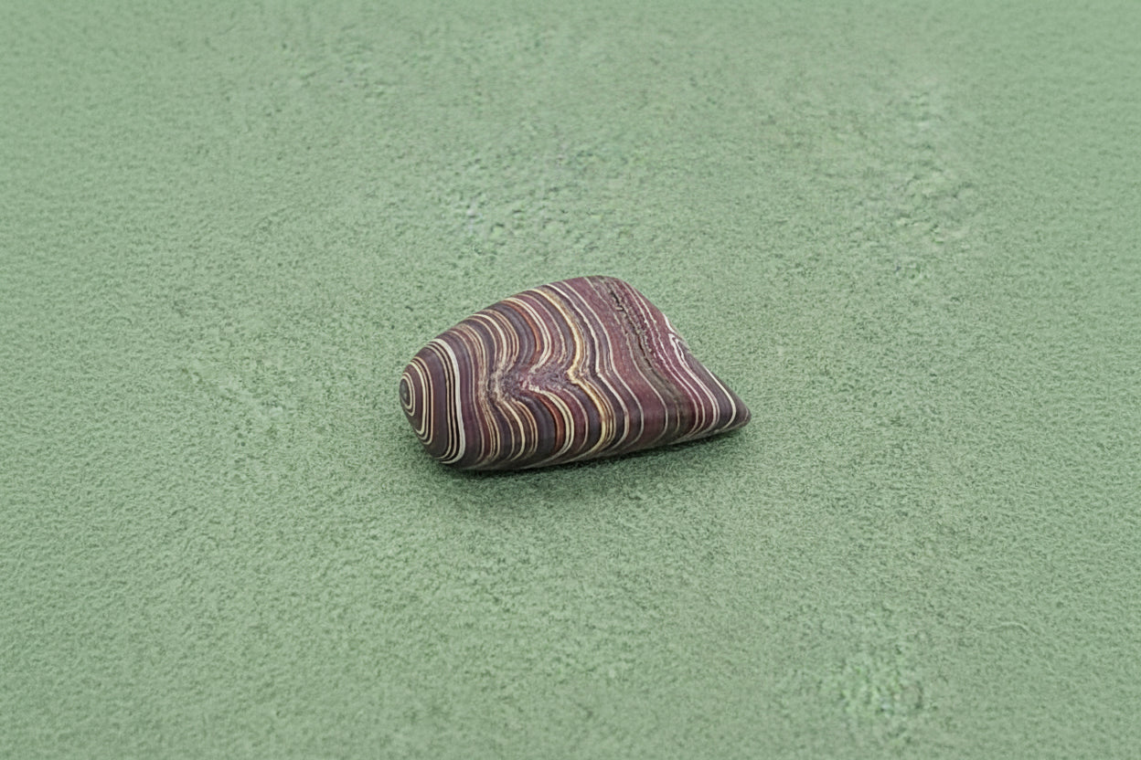 Corvettite Free From, 6.47ct, 21x15x4mm "Fordite" Bowling Green, KY, USA