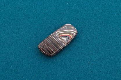 Corvettite Free From, 4.72ct, 26x11x3mm "Fordite" Bowling Green, KY, USA