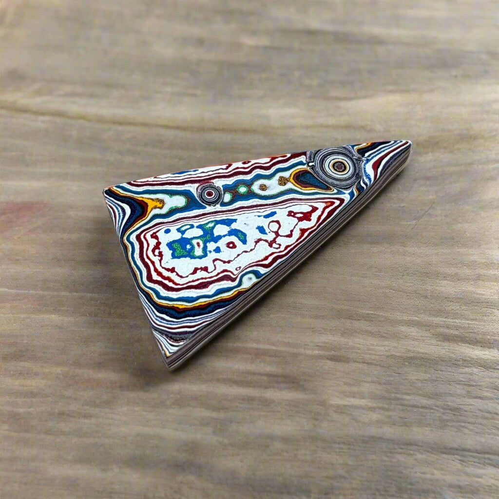 Historic Kenworth Truck Fordite Cabochon 30.68ct - 51x33mm - For Jewelry Making