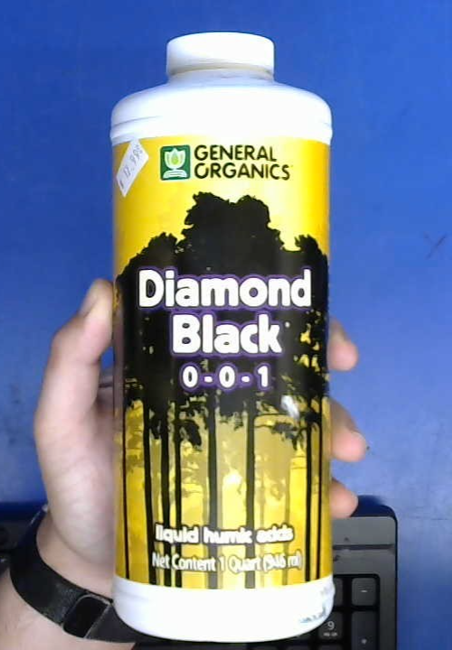 CLOSEOUT General Organics Diamond Black 0-0-1 Liquid Humic Acids 1qt