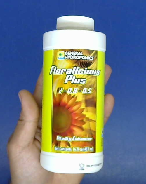 General Hydroponics Floralicious Plus 1 Pint 16oz -GH microbe root grow nutrient