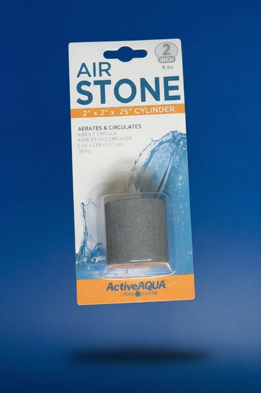 CLOSEOUT Active Aqua Air Stone, Cylinder, Medium, 2" x 2" x 1/4"