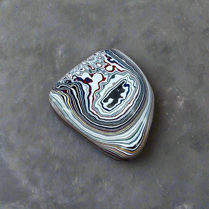 Historic Kenworth Truck Fordite Cabochon 63.92ct - 47x41mm - For Jewelry Making