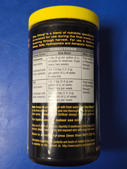 CLOSEOUT - Cha Ching 1 lb fertilizer 9-50-10 nutrients flower cycle FoxFarm