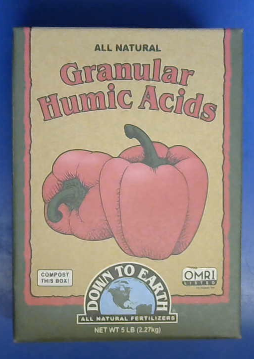 CLOSEOUT Down To Earth - Organic Granular Humic Acids Fertilizer Mix 5 lb