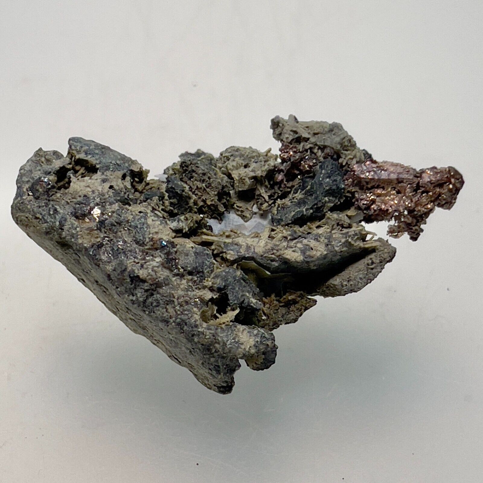 Natural Silver Crystal in Quartz from Morocco, 14gr. 47x26x16mm