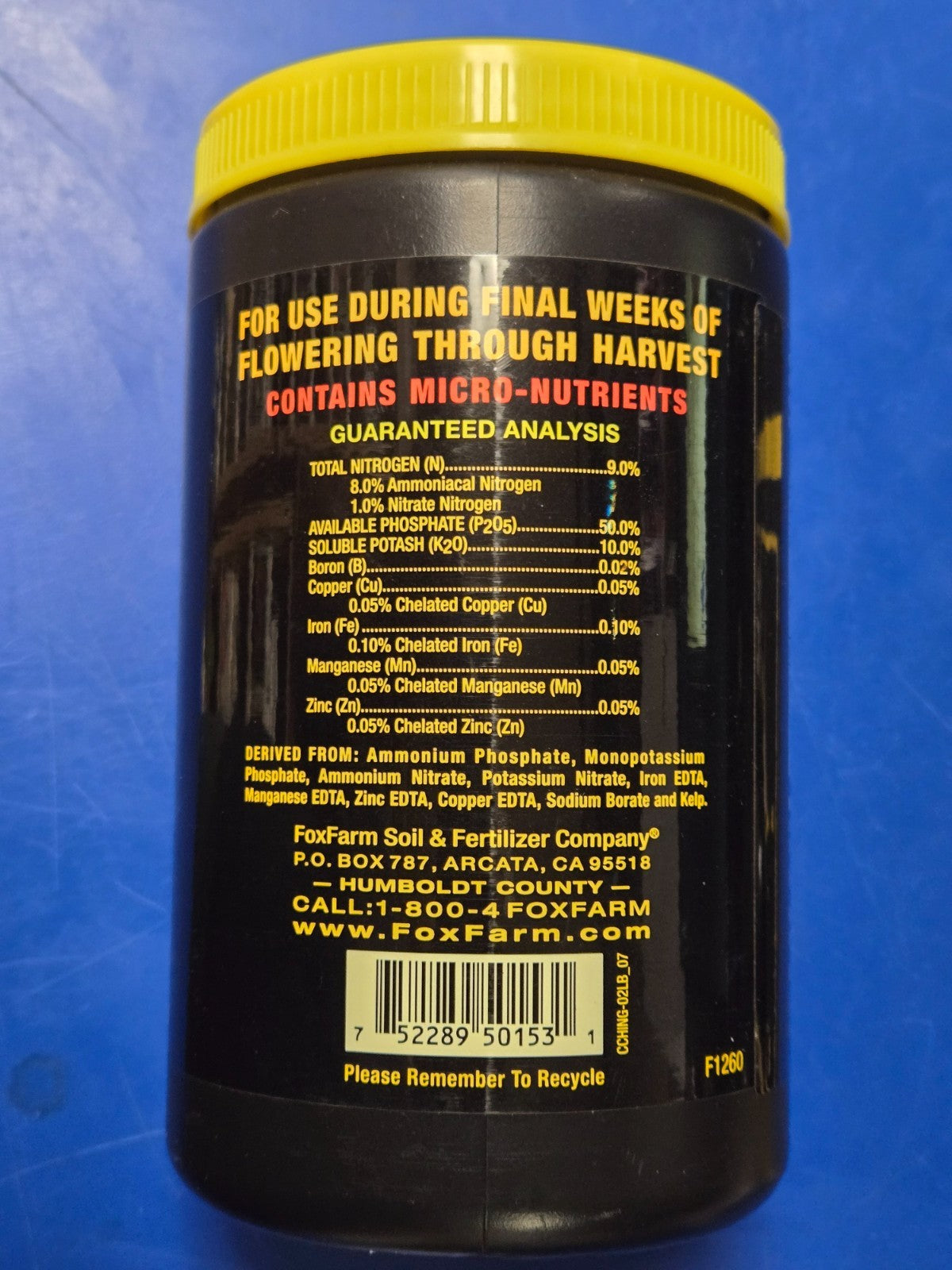 CLOSEOUT - FoxFarm Cha Ching 2lb Nutrient Aditive Plant Food Fertilizers - F1260