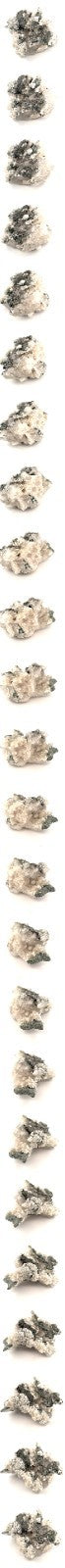Brazilian Chlorine Quartz Crystal Mineral Specimen 8x6.5x4.5cm