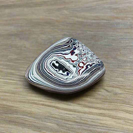 Historic Kenworth Truck Fordite Cabochon 63.92ct - 47x41mm - For Jewelry Making