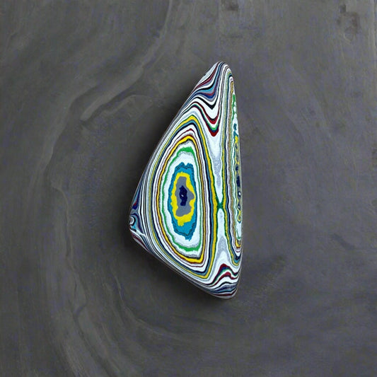 Historic Kenworth Truck Fordite Cabochon 29.06ct - 57x25.5mm -For Jewelry Making