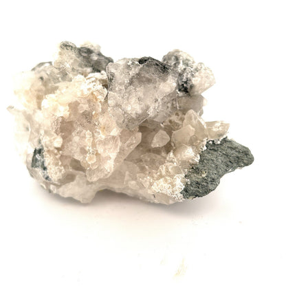 Brazilian Chlorine Quartz Crystal Mineral Specimen 8x6.5x4.5cm