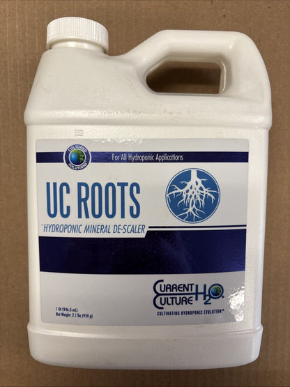 Cultured Solutions, UC Roots, 1 Qt., Hydroponic Mineral De-Scaler
