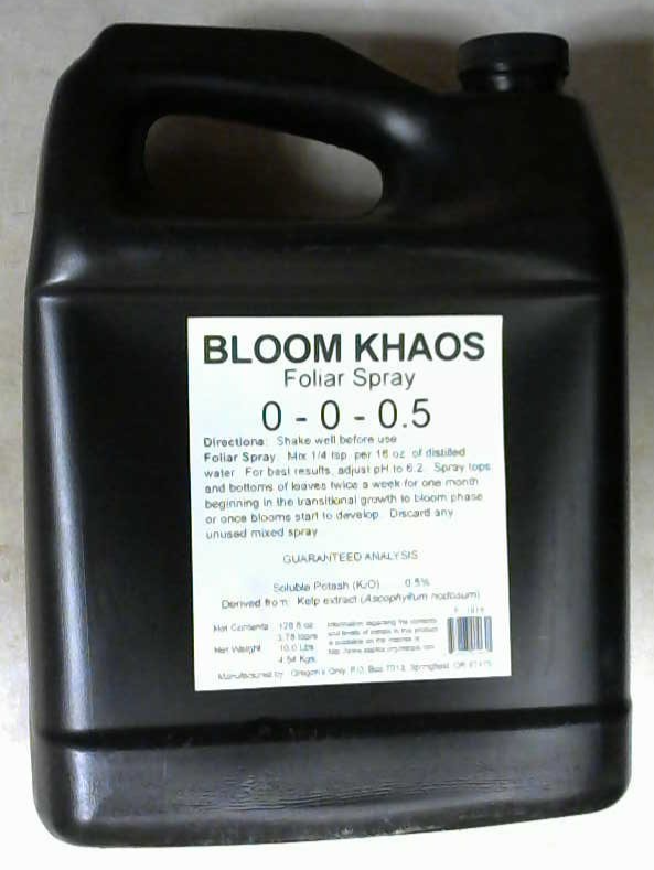 Nectar for the Gods, Bloom Khaos Foliar Spray 1 Gallon
