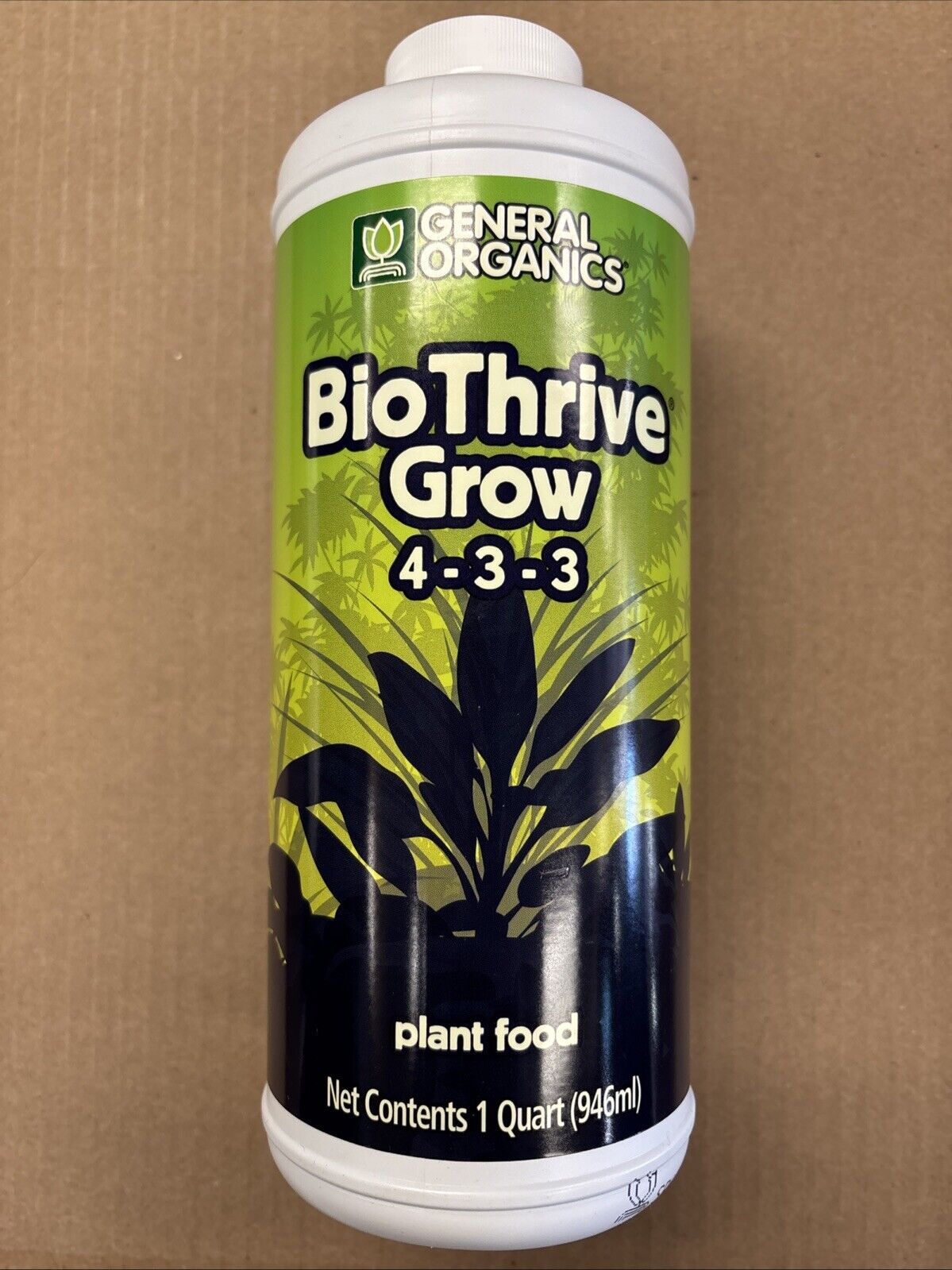 General Organics, BioThrive Grow ( 4-3-3 ) , 1 Quart