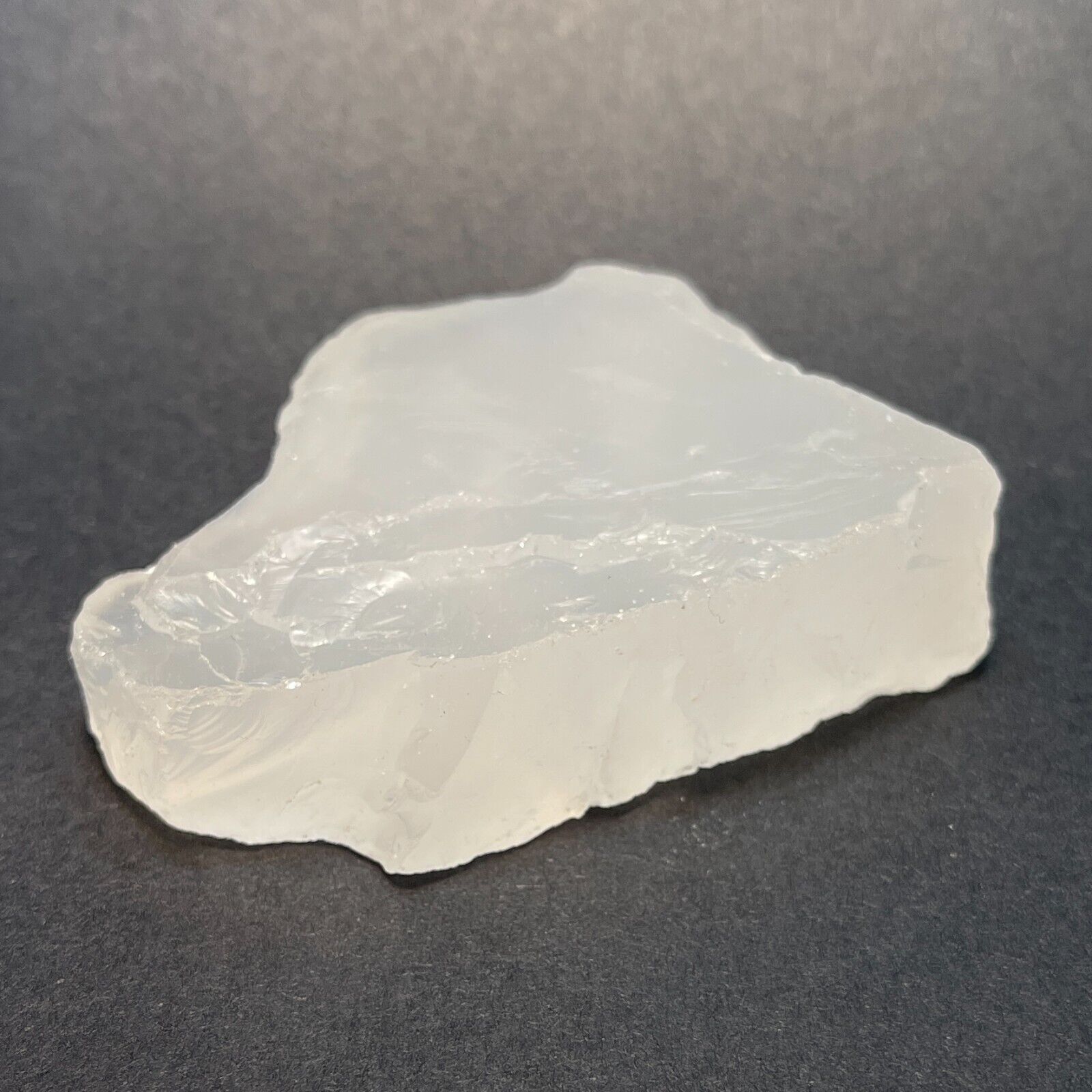 Natural Brazilian Translucent Quartz "Ghost Quartz" - 71x52x18mm 94.1gr