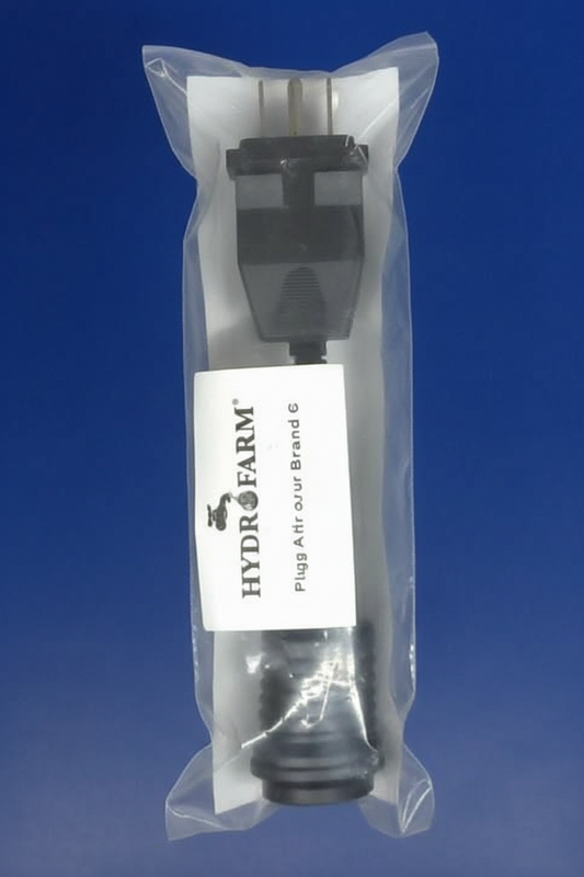 CLOSEOUT Hydrofarm BAASP Plug Brand S Adapter