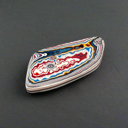 Historic Kenworth Truck Fordite Cabochon 45.86ct - 61x31mm - For Jewelry Making