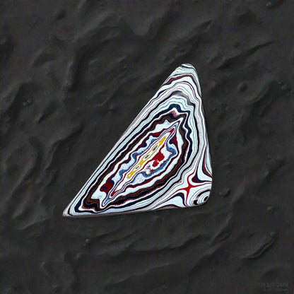 Historic Kenworth Truck Fordite Cabochon 39.65ct - 65x34mm - For Jewelry Making