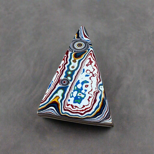 Historic Kenworth Truck Fordite Cabochon 30.68ct - 51x33mm - For Jewelry Making